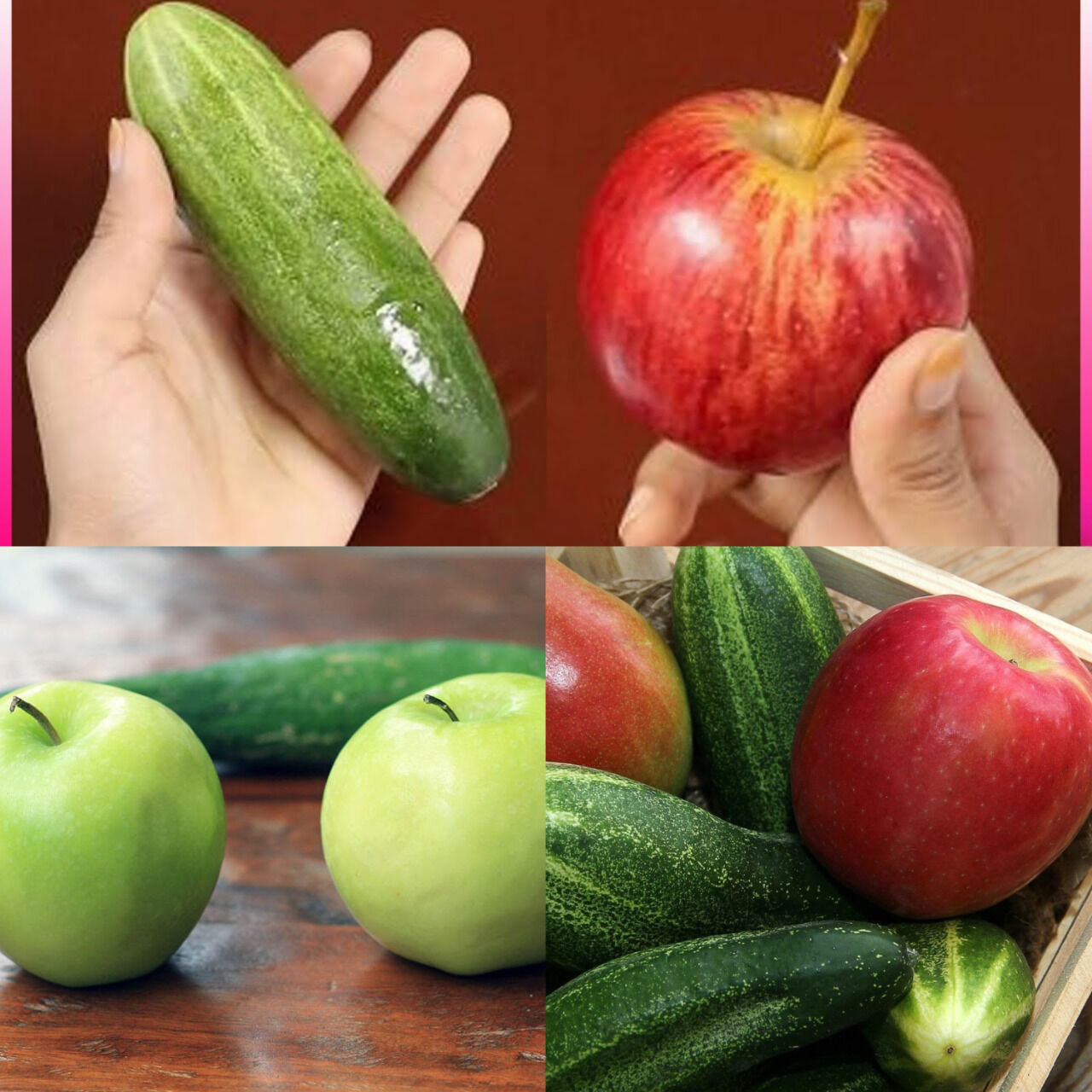 Drink Cucumber with an apple