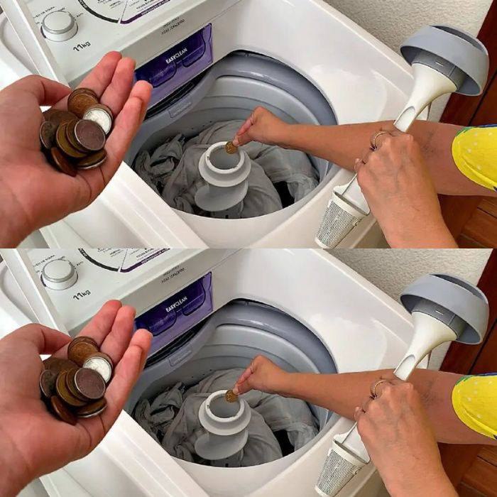 A new washing machine in just a few minutes. The strongest ingredient is vinegar!