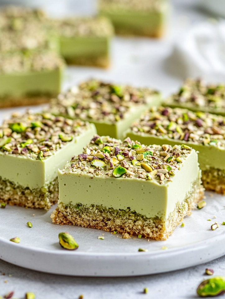 Pistachio Dream Cookie Bars
