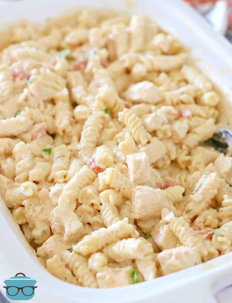 Crock Pot Salsa Ranch Chicken Pasta