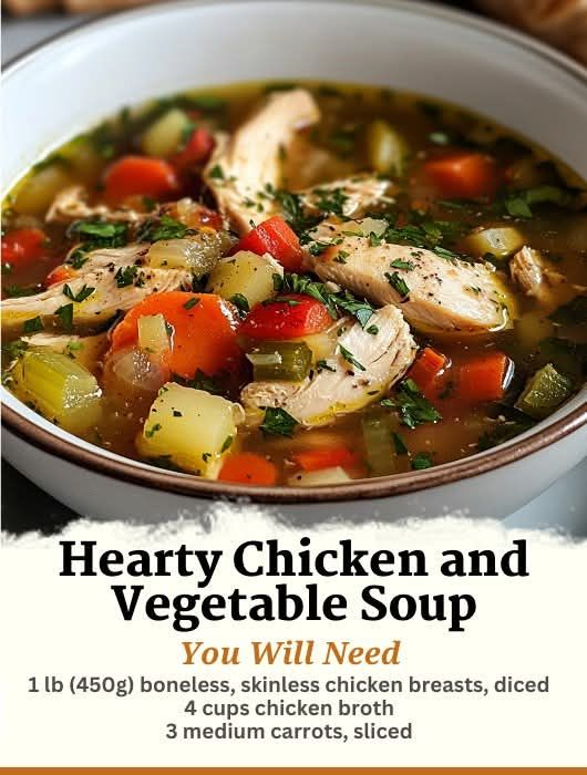Hearty Chicken and Vegetable Soup