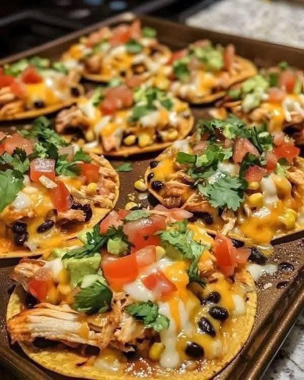 Easy Chicken Tostadas Recipe