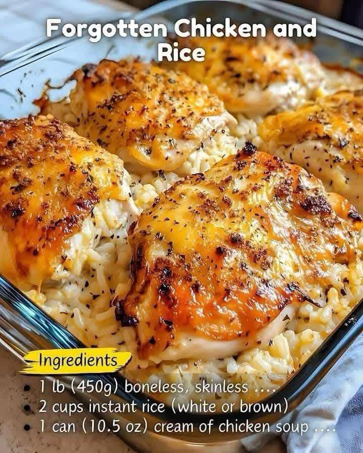 Delicious and Easy Forgotten Chicken and Rice Recipe