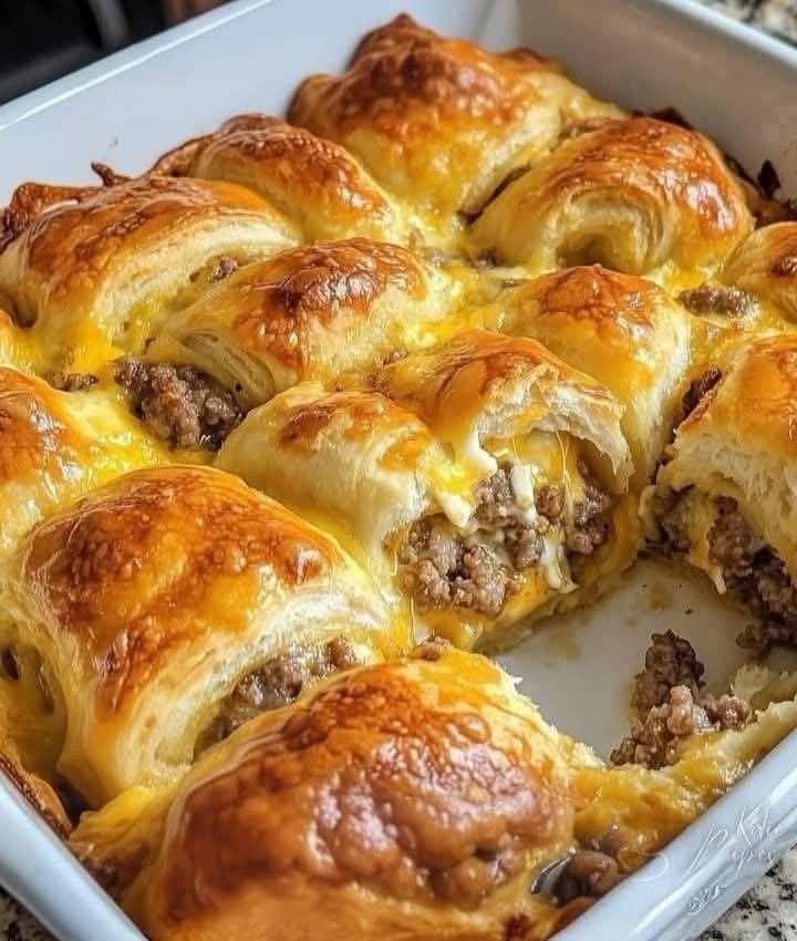 Sausage & Cheese Crescents