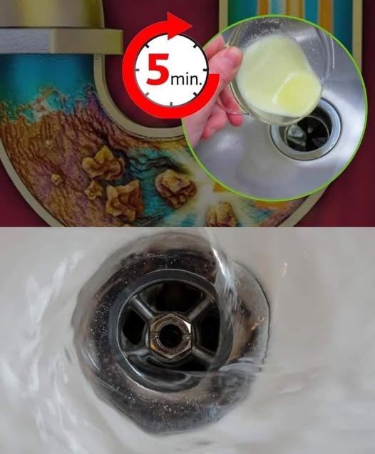 Clogged pipe: a simple trick to unclog it with a home tip
