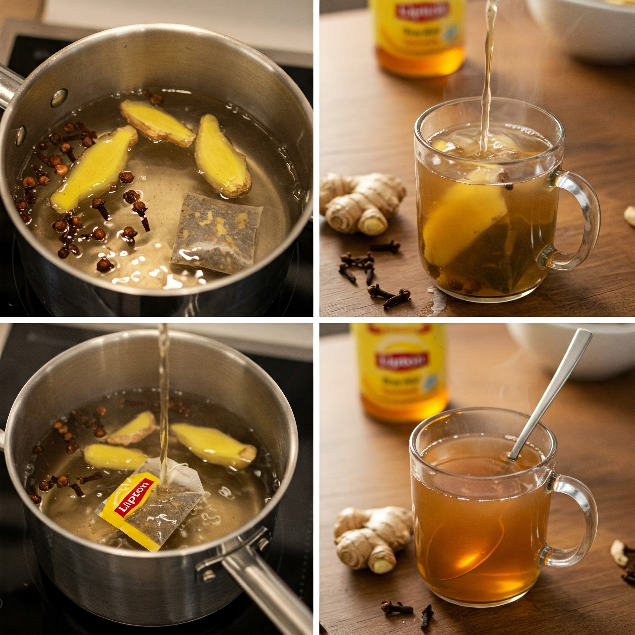 Cloves, ginger, and a Lipton tea bag combined are worth gold