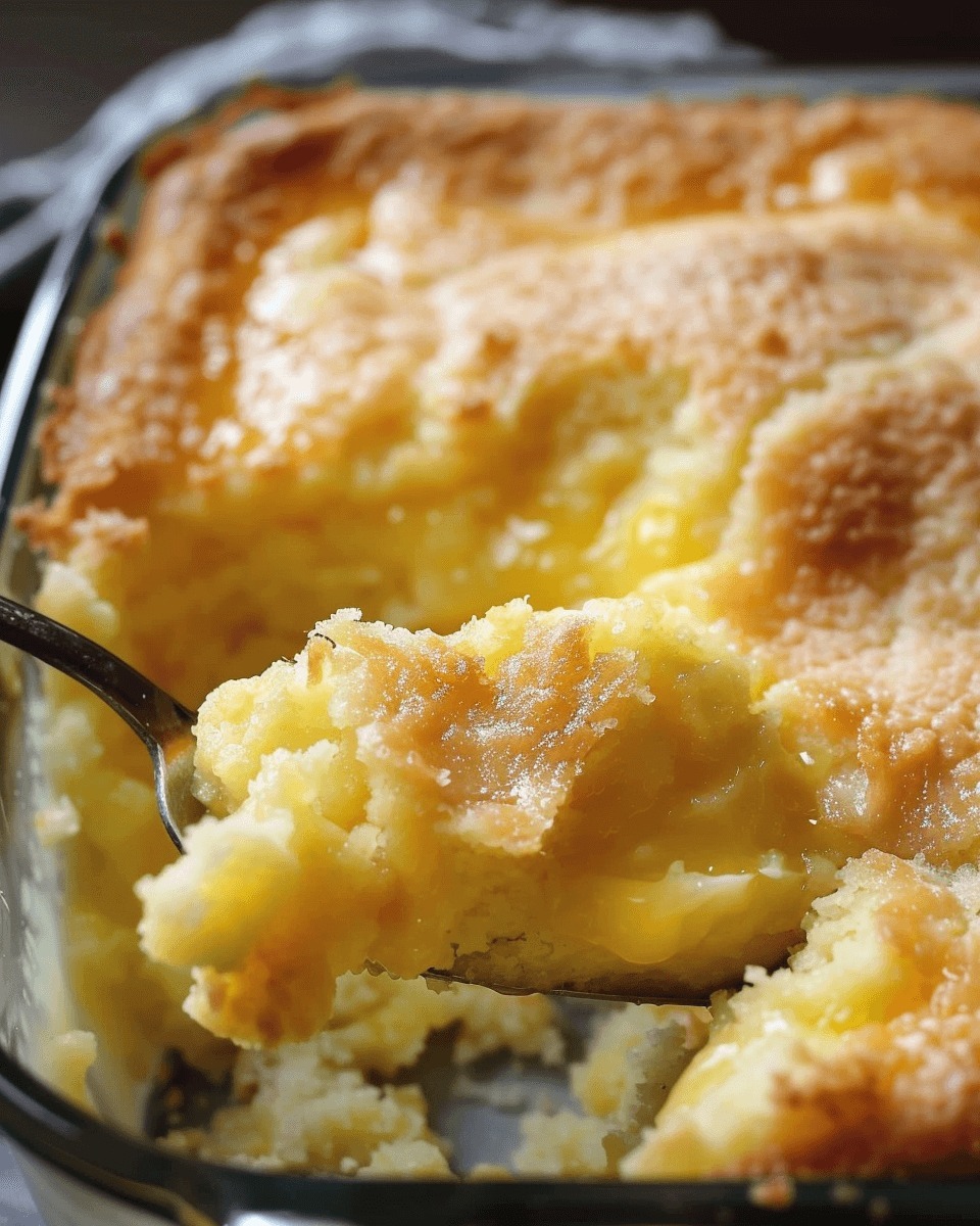 Lemon Cream Cheese Dump Cake