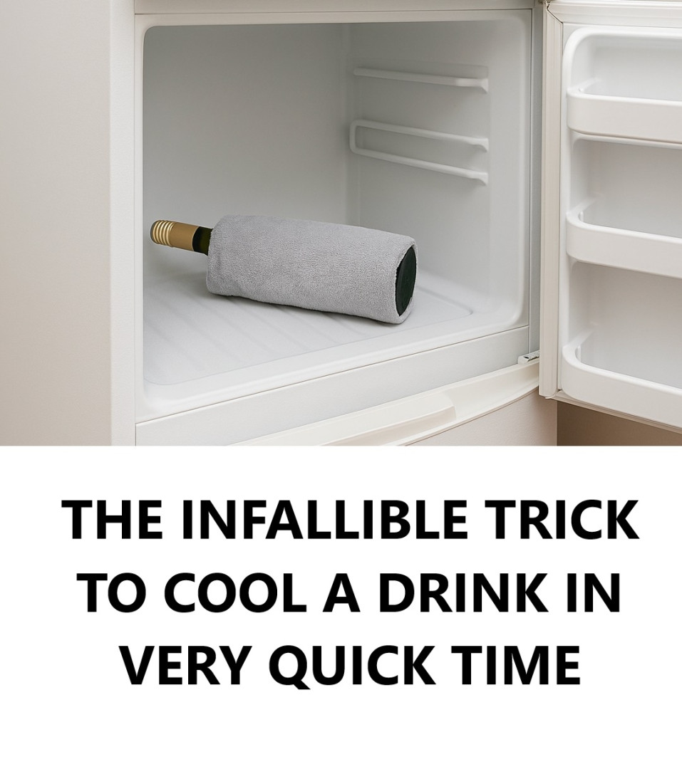 Foolproof tricks to chill drinks quickly