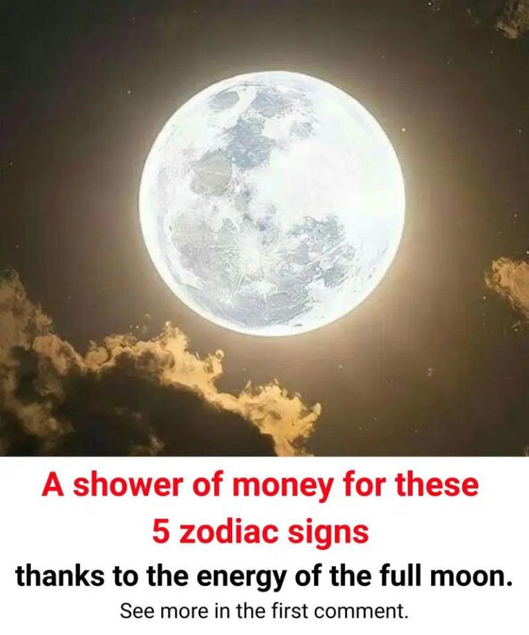 A shower of money for these 5 zodiac signs thanks to the energy of the full moon…