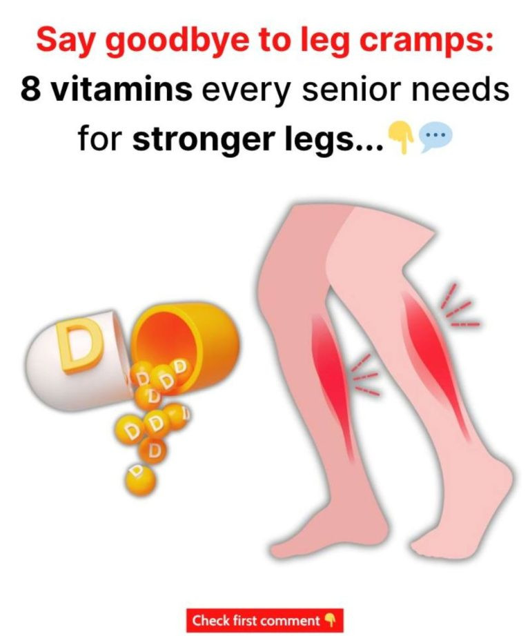 Say Goodbye to Leg Cramps: 8 Vitamins Every Senior Needs for Stronger Legs