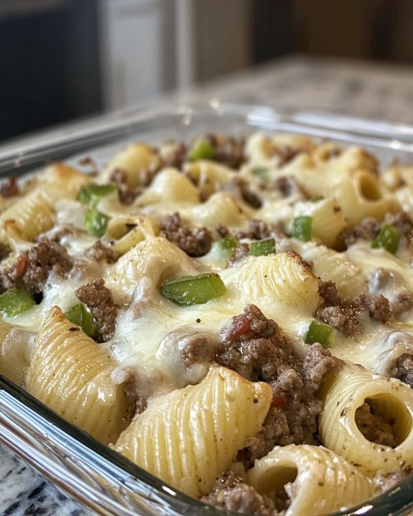 Philly Cheesesteak Pasta